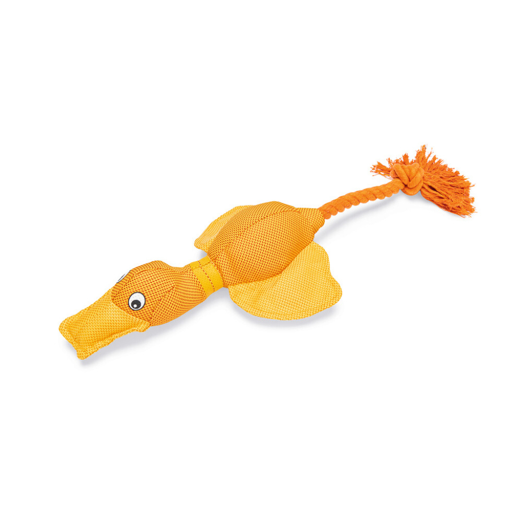 Beeztees Flossy Sesli Ördek Köpek Oyuncağı 45x20x6,5cm (Sarı)