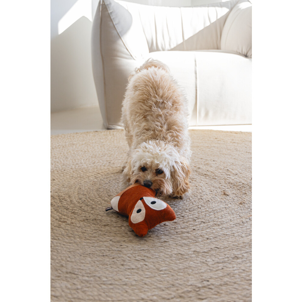 Beeztees Dbl Peluş Tilki Sesli Köpek Oyuncağı 25,5cm (Turuncu)