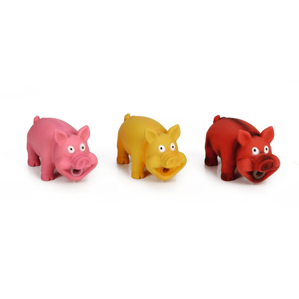 Beeztees Lateks Domuz Sesli Köpek Oyuncağı 16x7x9cm