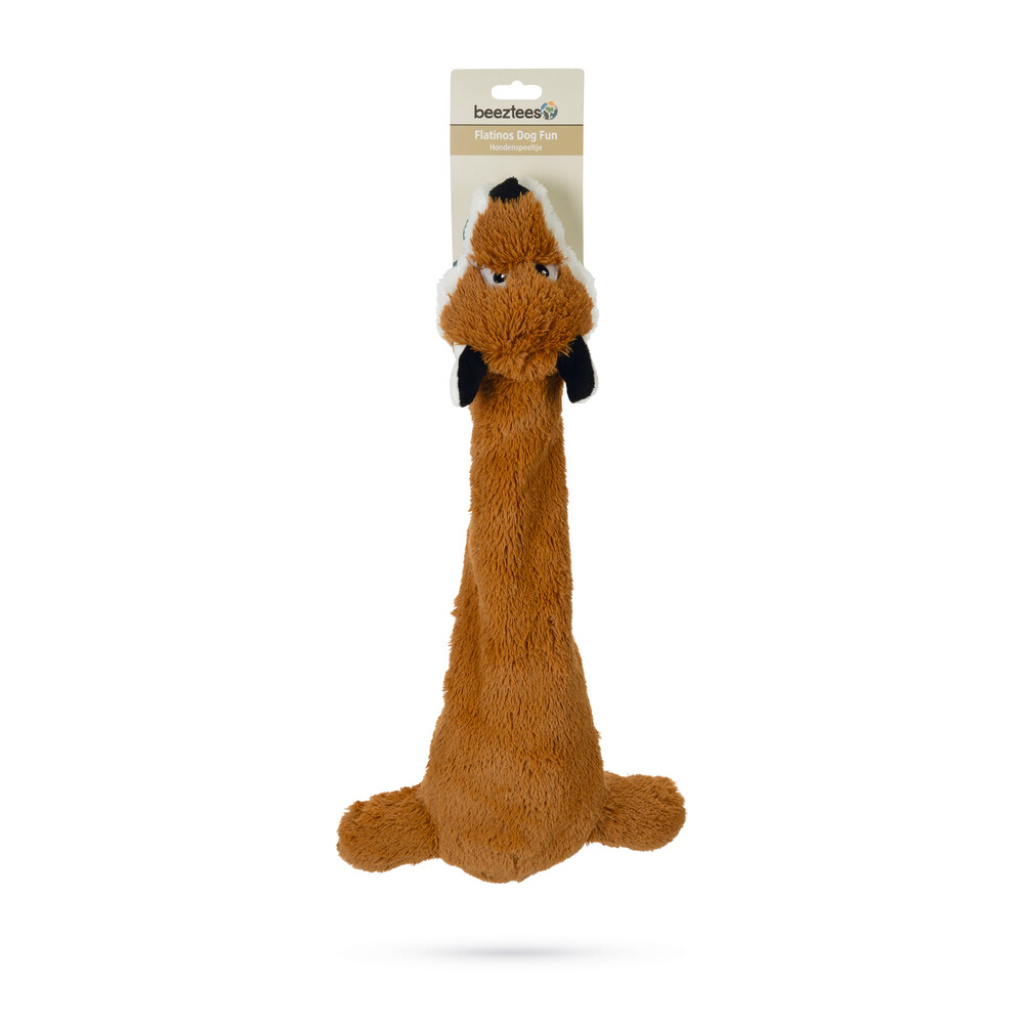 Beeztees Yuna Peluş Tilki Sesli Köpek Oyuncağı 50cm (Kahverengi)