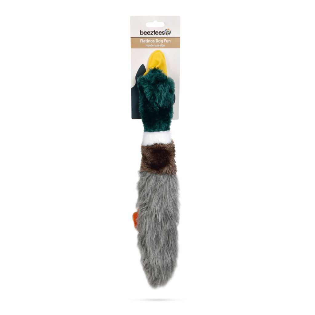Beeztees Peluş Ördek Sesli Köpek Oyuncağı 48x8x3cm (Yeşil)
