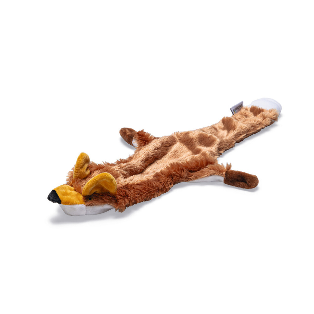 Beeztees Fox Peluş Tilki Sesli Köpek Oyuncağı 52x15x2,5cm (Kahverengi)
