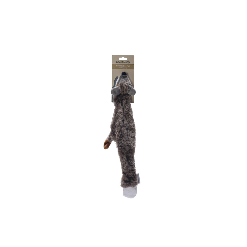Beeztees Peluş Tilki Sesli Köpek Oyuncağı 52x15x2,5cm (Gri)