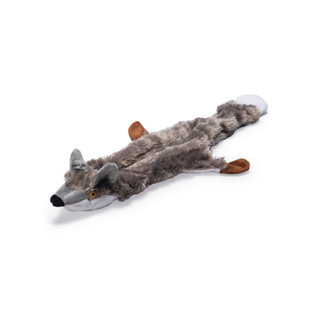 Beeztees Peluş Tilki Sesli Köpek Oyuncağı 52x15x2,5cm (Gri)