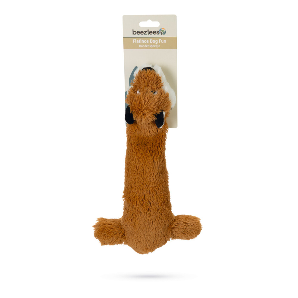Beeztees Yuna Peluş Tilki Sesli Köpek Oyuncağı 36cm (Kahverengi)