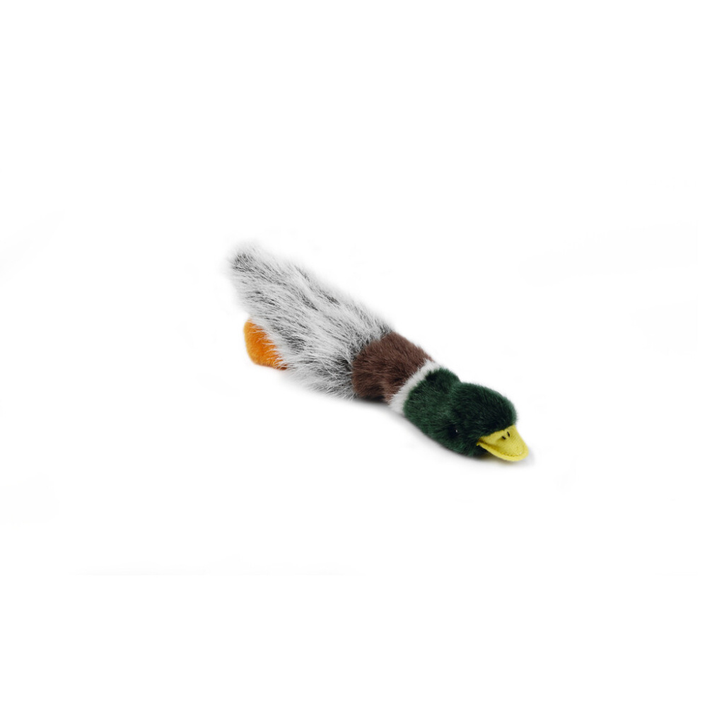 Beeztees Flatino Peluş Ördek Sesli Köpek Oyuncağı 26x8x3cm (Yeşil)