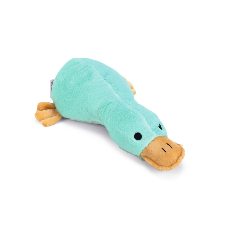 Beeztees Peppin Peluş Ördek Sesli Köpek Oyuncağı 32x20x9cm (Turkuaz)