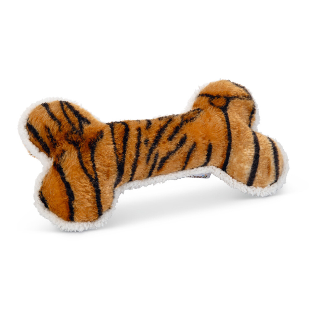 Beeztees Jarco Peluş Kemik Sesli Köpek Oyuncağı 30x16x4cm (Kahverengi)