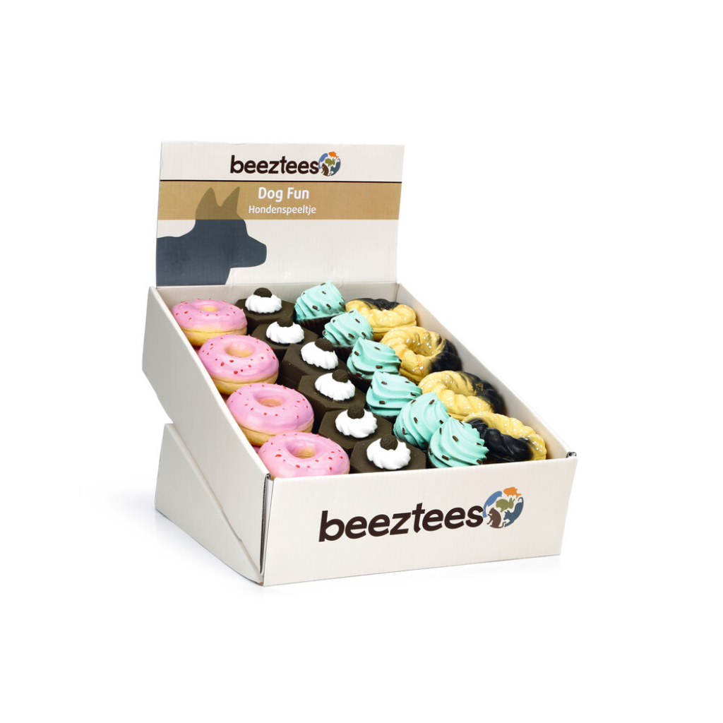 Beeztees Lateks Pasta Ürünleri Sesli Köpek Oyuncağı 7,5cm