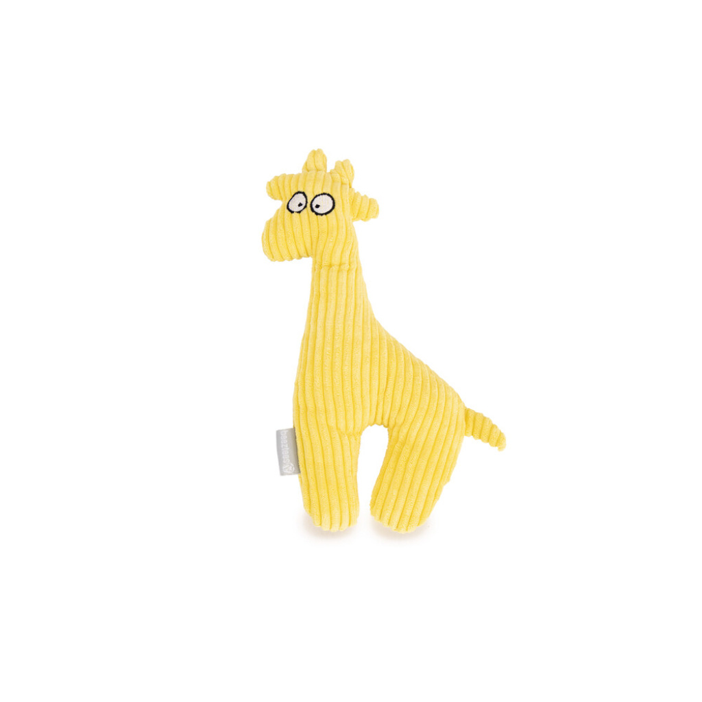 Beeztees Raffo Kadife Zürafa Sesli Köpek Oyuncağı 27x15x4cm (Sarı)
