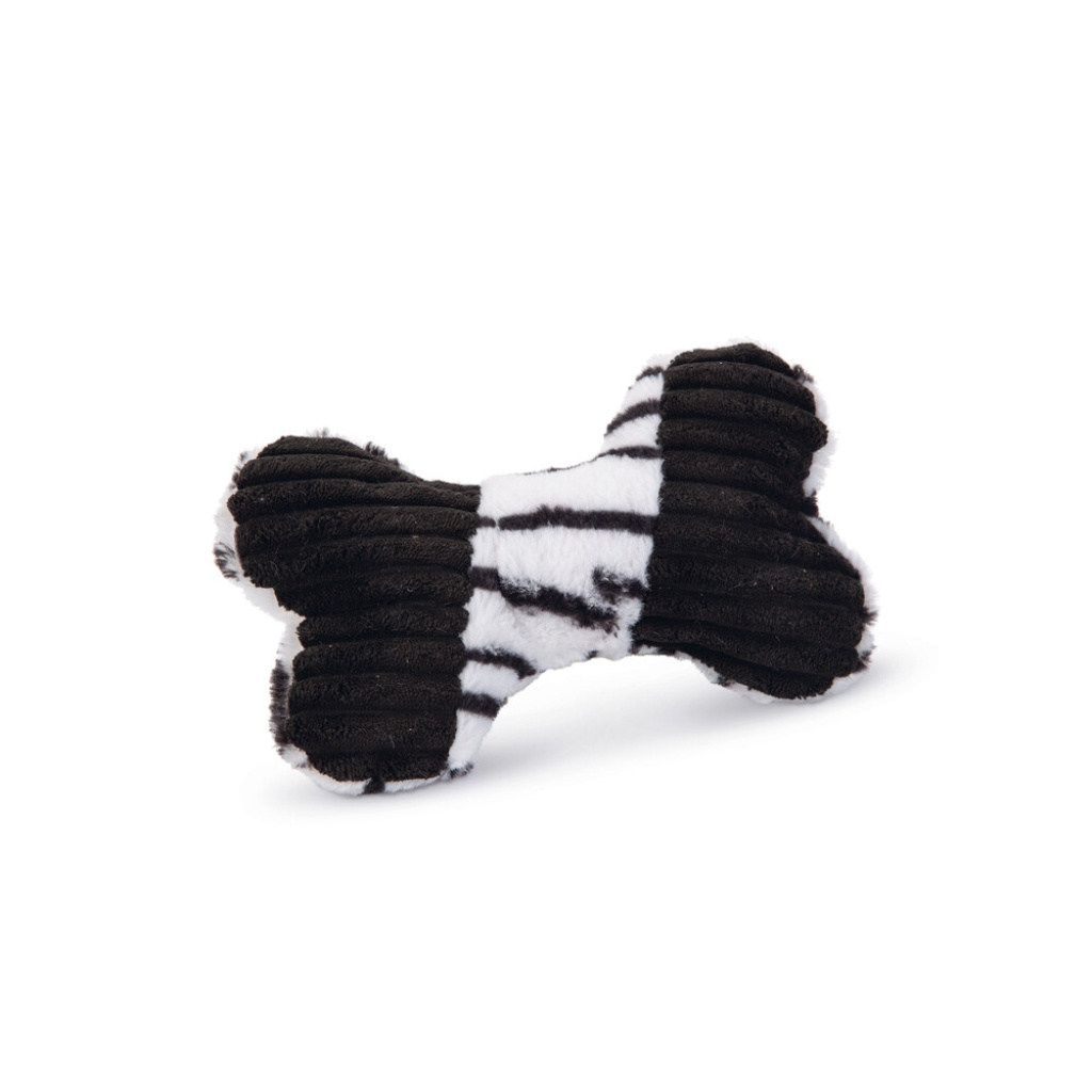 Beeztees Myca Peluş Kemik Sesli Köpek Oyuncağı 18x13x3cm (Beyaz)
