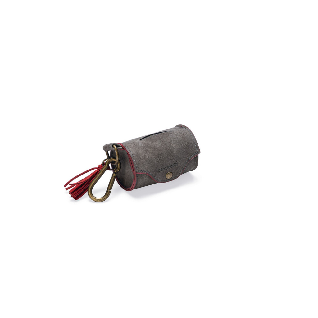 Beeztees Balacron Köpek Dışkı Toplama Poşeti Taşıma Çantası 8x5x5cm (Gri)