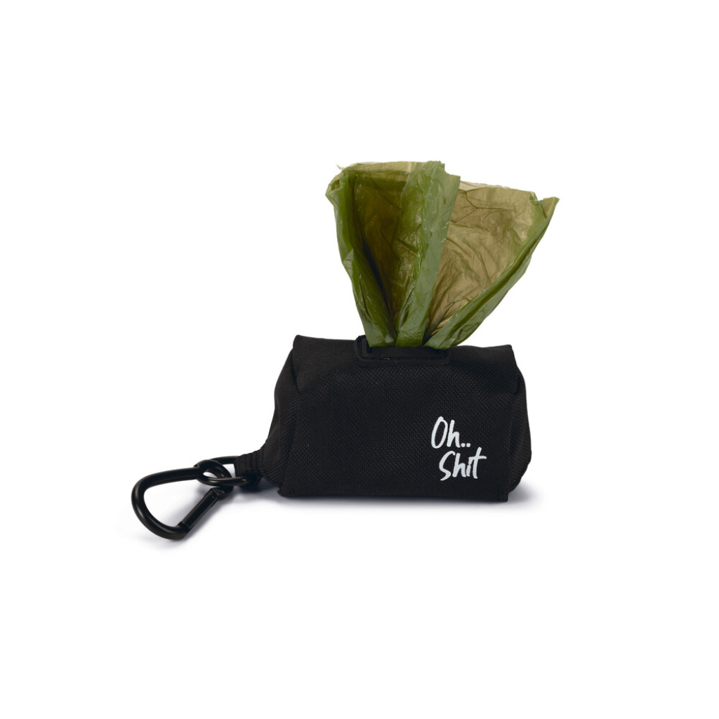 Beeztees Limpa Köpek Dışkı Toplama Poşeti Taşıma Çantası 7,5x3,5x4cm (Siyah)