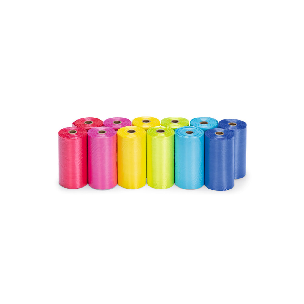 Beeztees Rainbow Köpek Dışkı Toplama Poşeti 12x20 Adet
