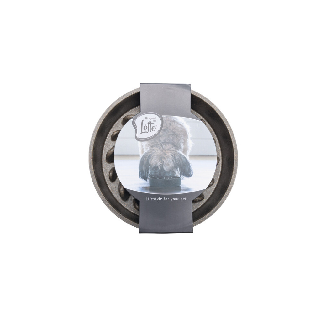 Beeztees Dbl Pom Yavaş Besleme Köpek Mama Kabı 1430ml (Antrasit)