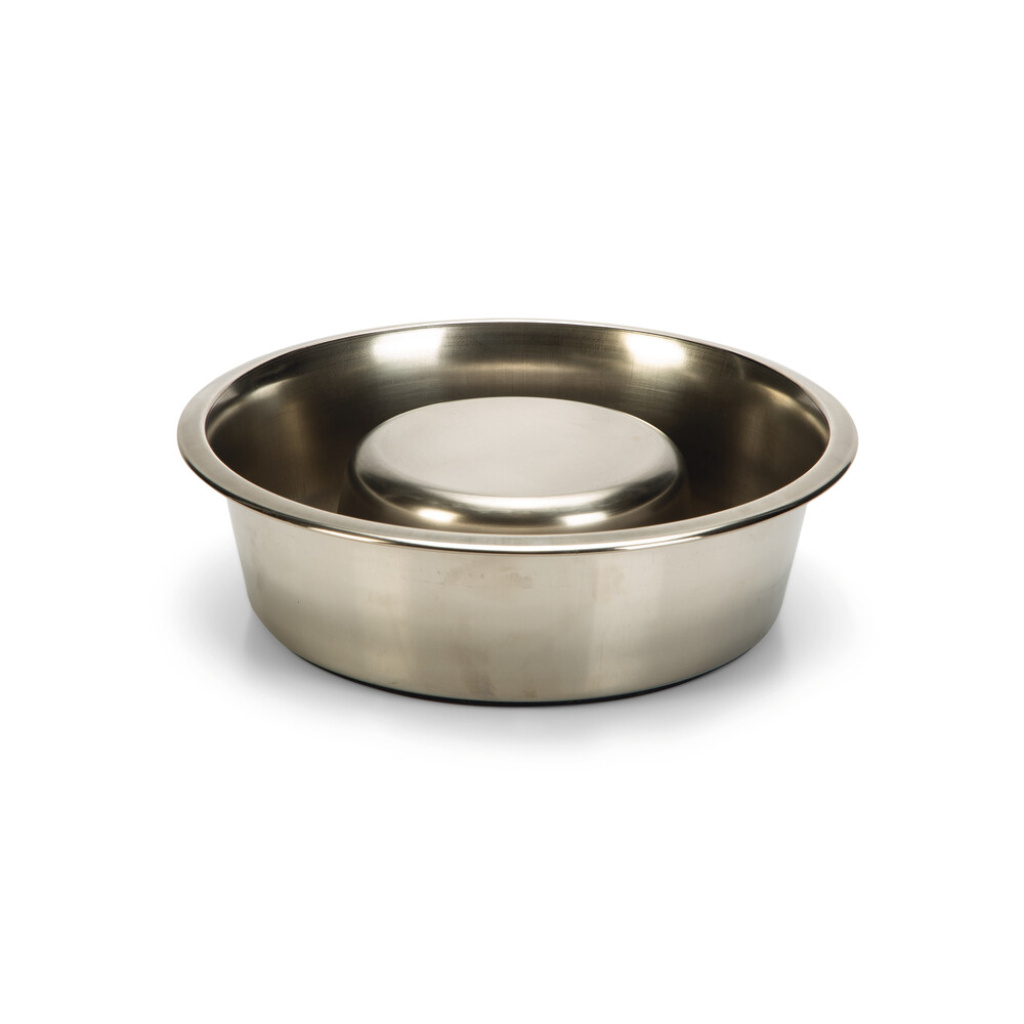 Beeztees Paslanmaz Çelik Yavaş Besleme Köpek Mama Kabı 25cm