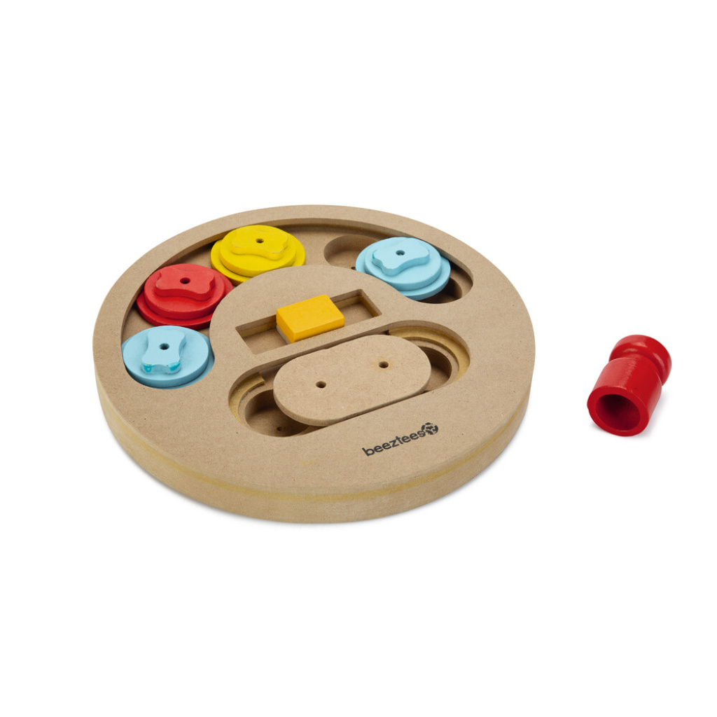 Beeztees Sambo Ahşap Köpek Zeka Geliştirme Oyuncağı 23x23x3cm