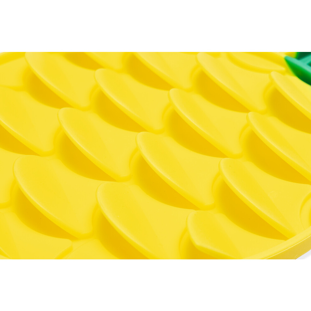 Beeztees Silikon Ananas Yavru Köpek Yaş Mama Yeme Oyuncağı 30x20x3cm (Sarı)