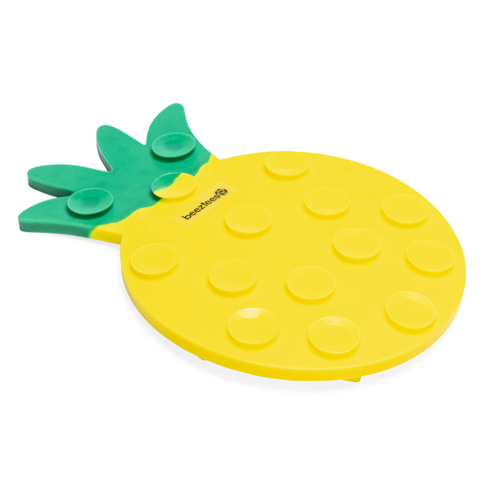 Beeztees Silikon Ananas Yavru Köpek Yaş Mama Yeme Oyuncağı 30x20x3cm (Sarı)