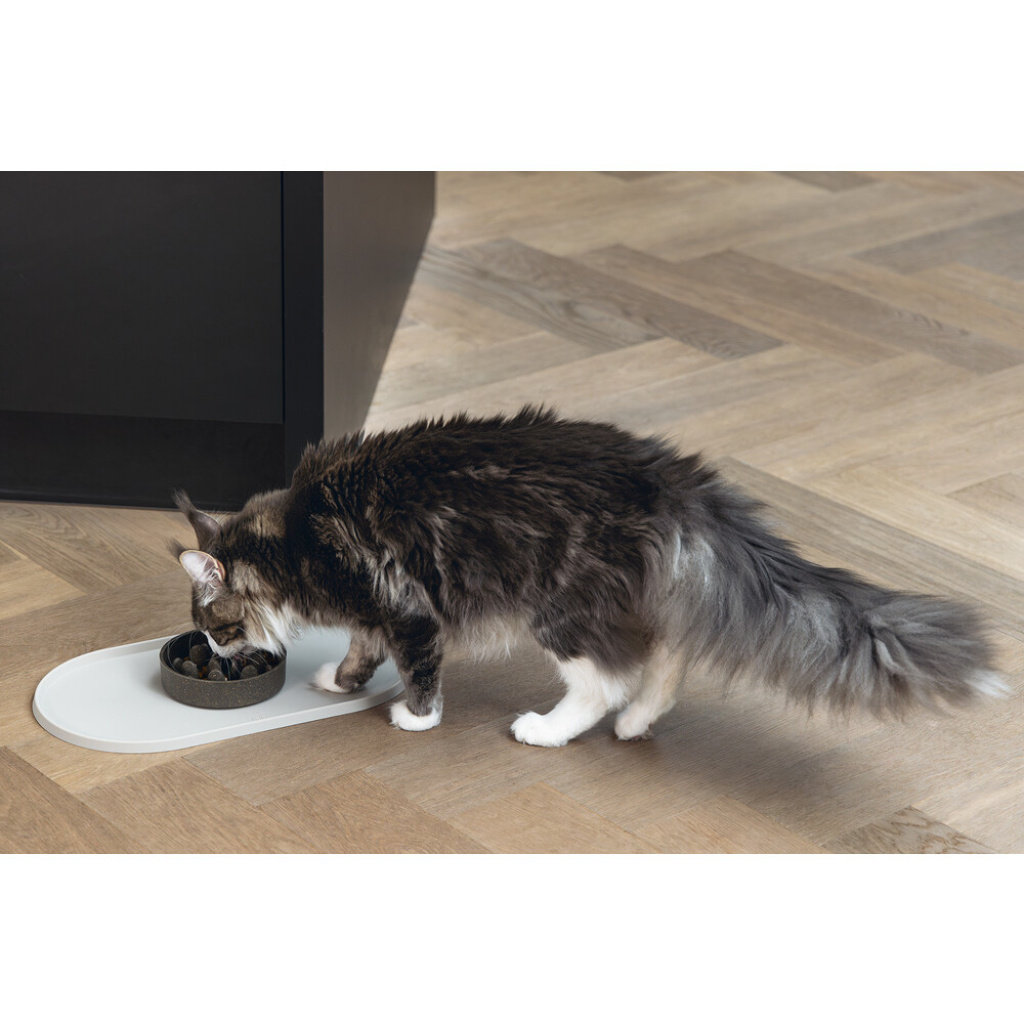 Beeztees Dbl Oona Silikon Kaymaz Mama Su Kabı Servisi 45x25x1,5cm (Bej)