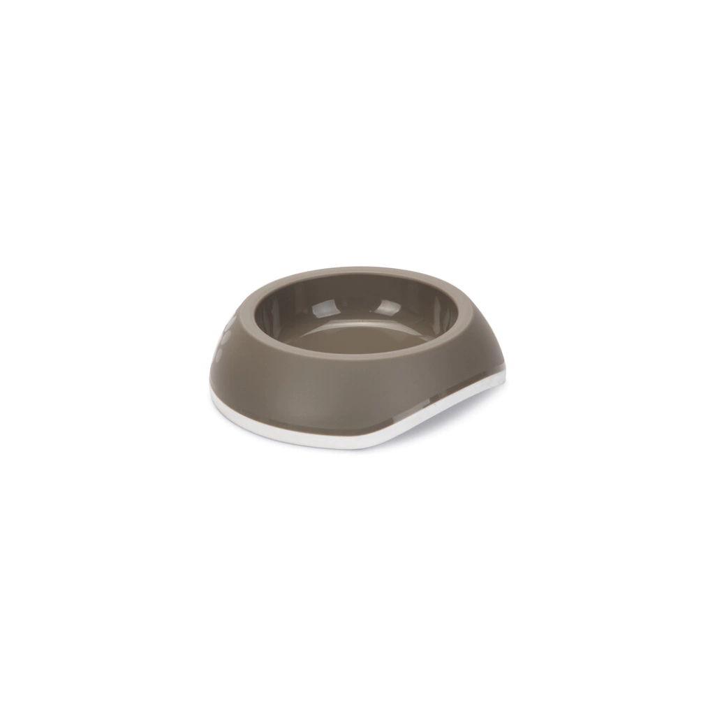 Beeztees Delice Plastik Premium Kedi Mama Su Kabı 15x15x4cm (Gri)