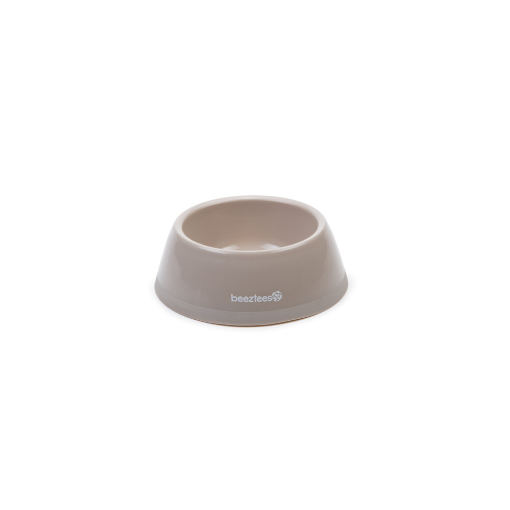 Beeztees Plastik Köpek Mama ve Su Kabı 300ml (Bej)