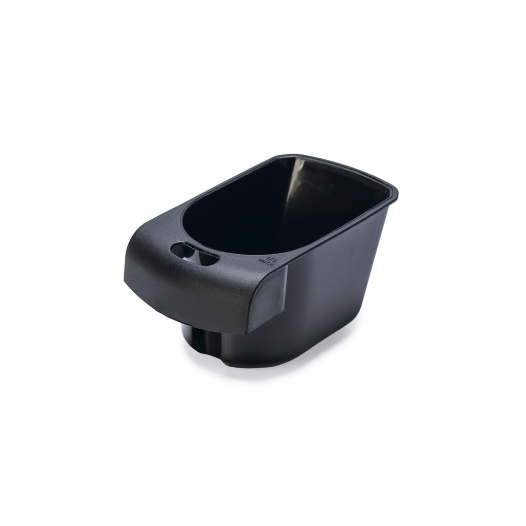 Beeztees Plastik Tekerlekli Kapaklı Metal Görünümlü Köpek Mama Saklama Kabı 54L