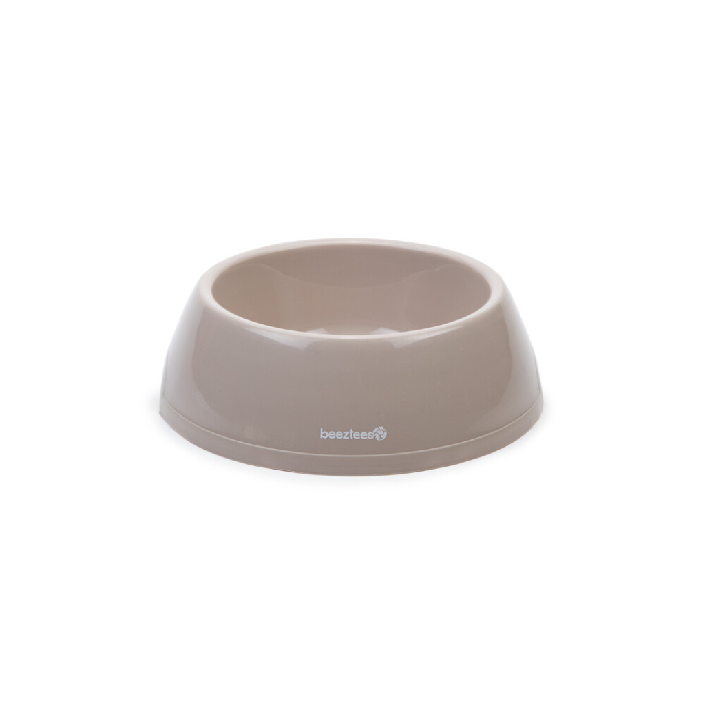 Beeztees Plastik Köpek Mama Su Kabı 1,25lt (Bej)