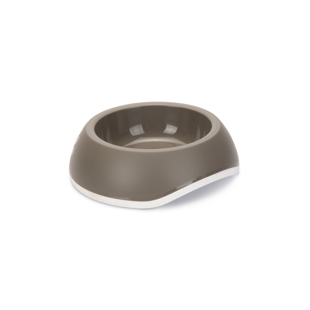 Beeztees Delice Plastik Premium Köpek Mama Su Kabı 600ml (Gri)