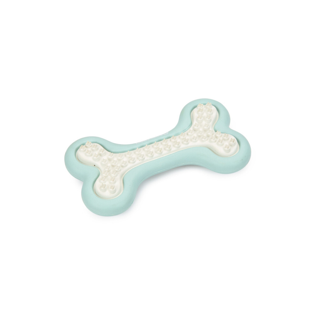 Beeztees Petito Kauçuk Kemik Yavru Köpek Diş Oyuncağı 10cm (Yeşil)