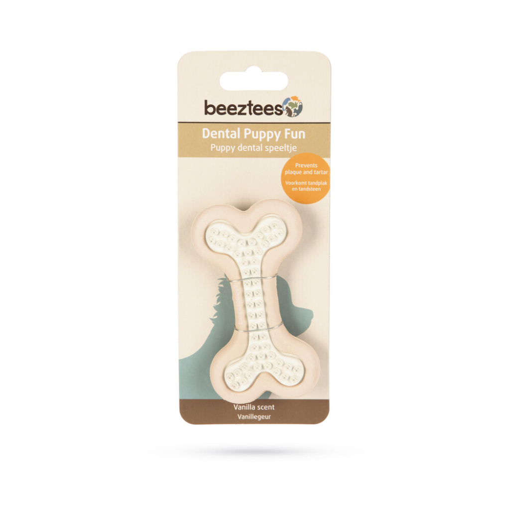 Beeztees Kauçuk Halka Yavru Köpek Diş Oyuncağı 10x5,5x2cm (Pembe)