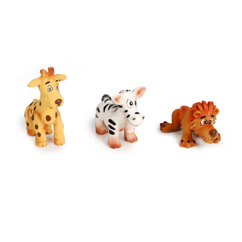 Beeztees Lateks Afrika Hayvanları Köpek Oyuncağı 11,5cm