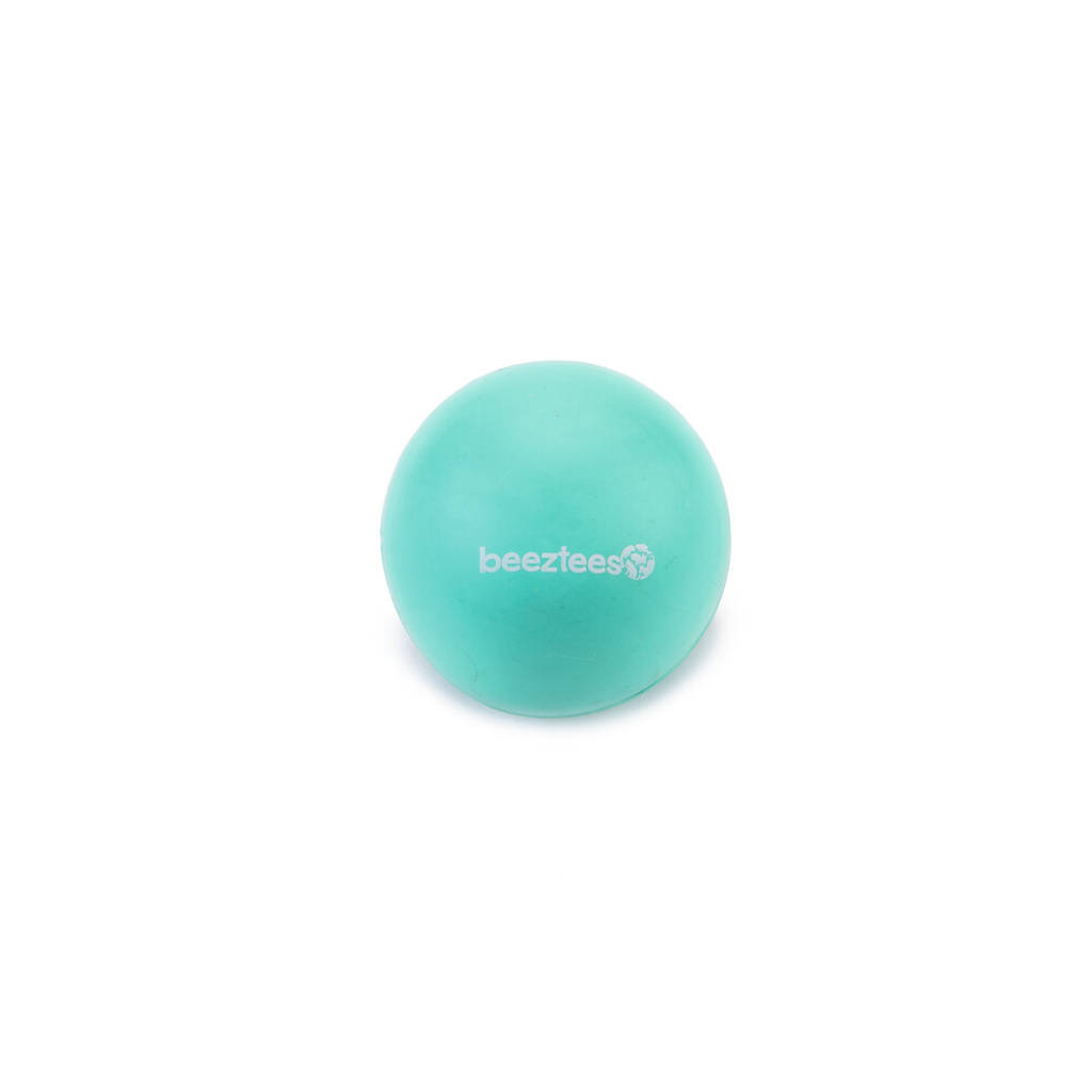 Beeztees Rubber Kauçuk Dolu Top Köpek Oyuncağı 6,5cm (Turkuaz)