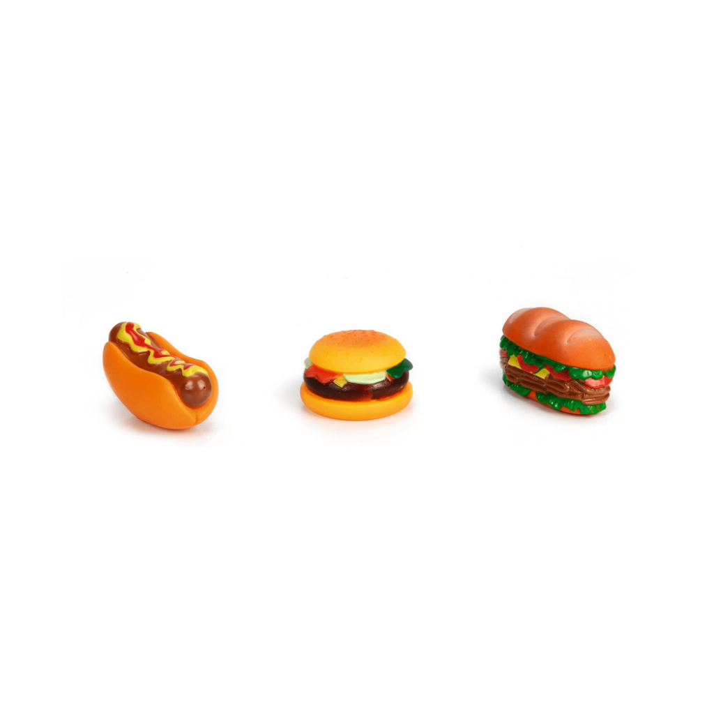 Beeztees Vinyl Fast Food Köpek Oyuncağı 11x4,5x6cm