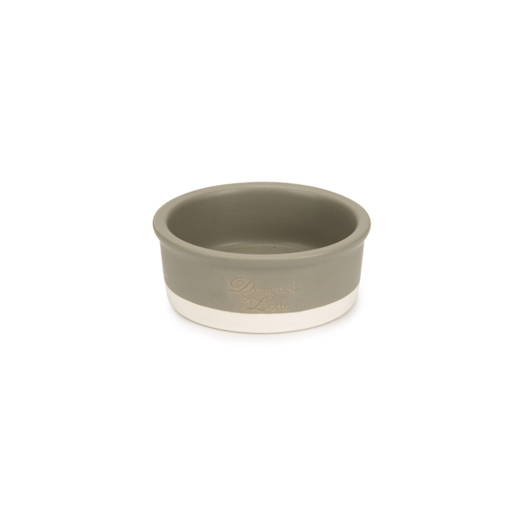 Beeztees Dbl Joa Seramik Köpek Mama Su Kabı 160ml (Gri)