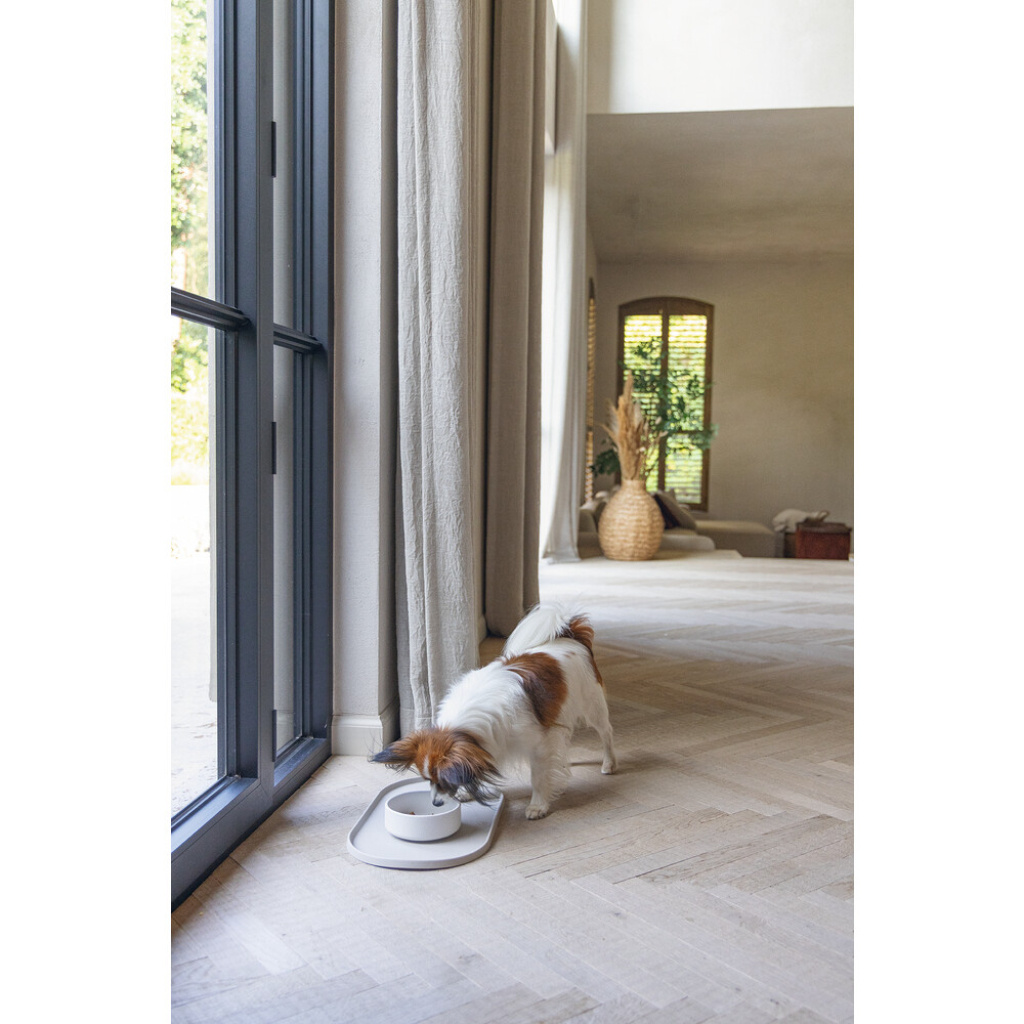Beeztees Dbl Bambu Köpek Mama Su Kabı 410ml (Bej)