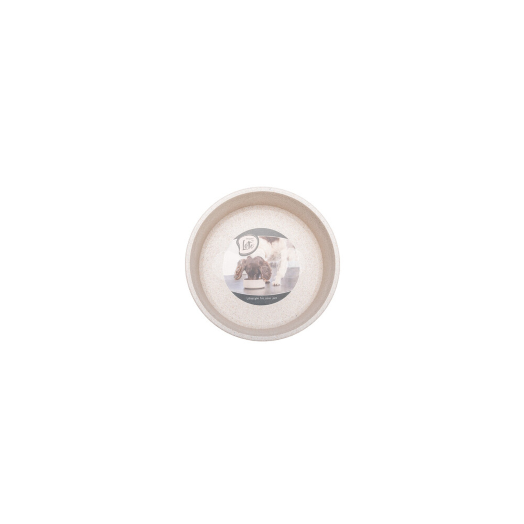 Beeztees Dbl Bambu Köpek Mama Su Kabı 410ml (Bej)