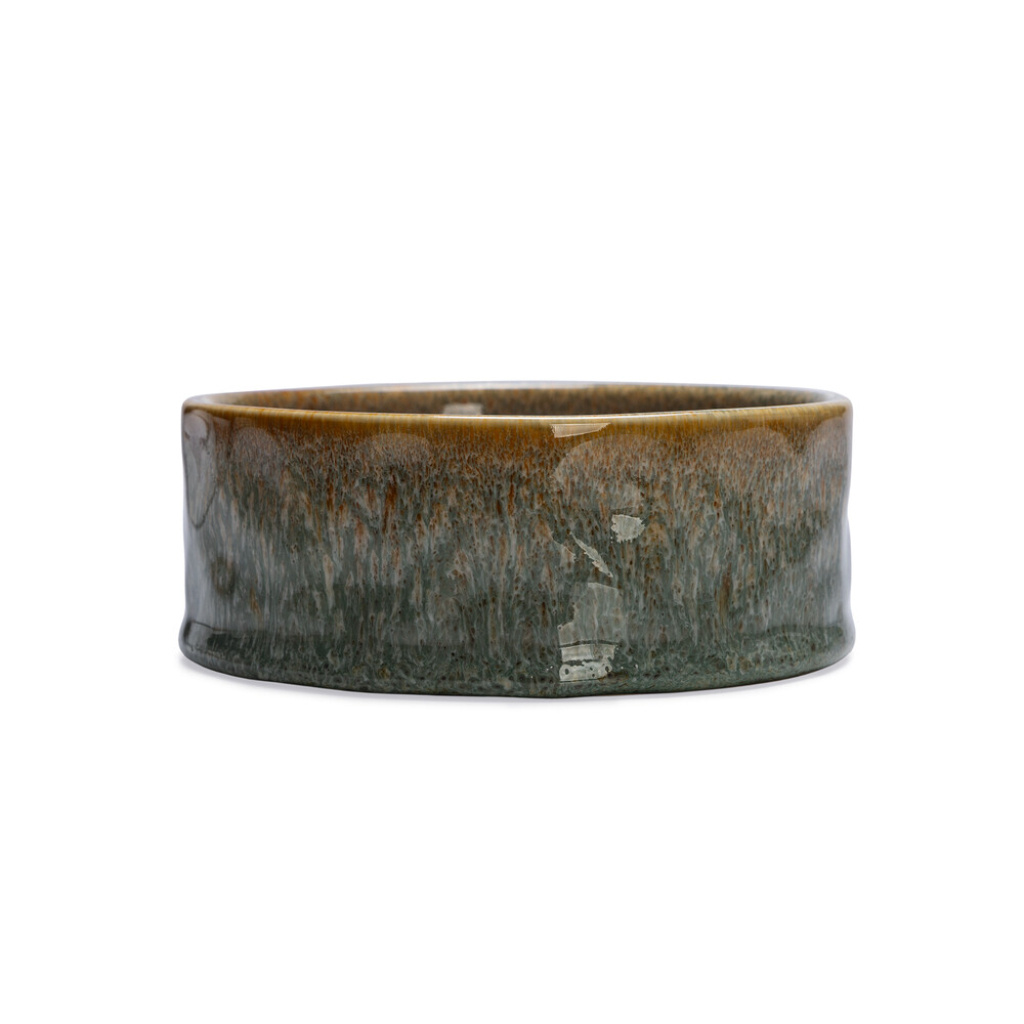 Beeztees Dbl Jace Seramik Köpek Mama ve Su Kabı 500ml (Yeşil)