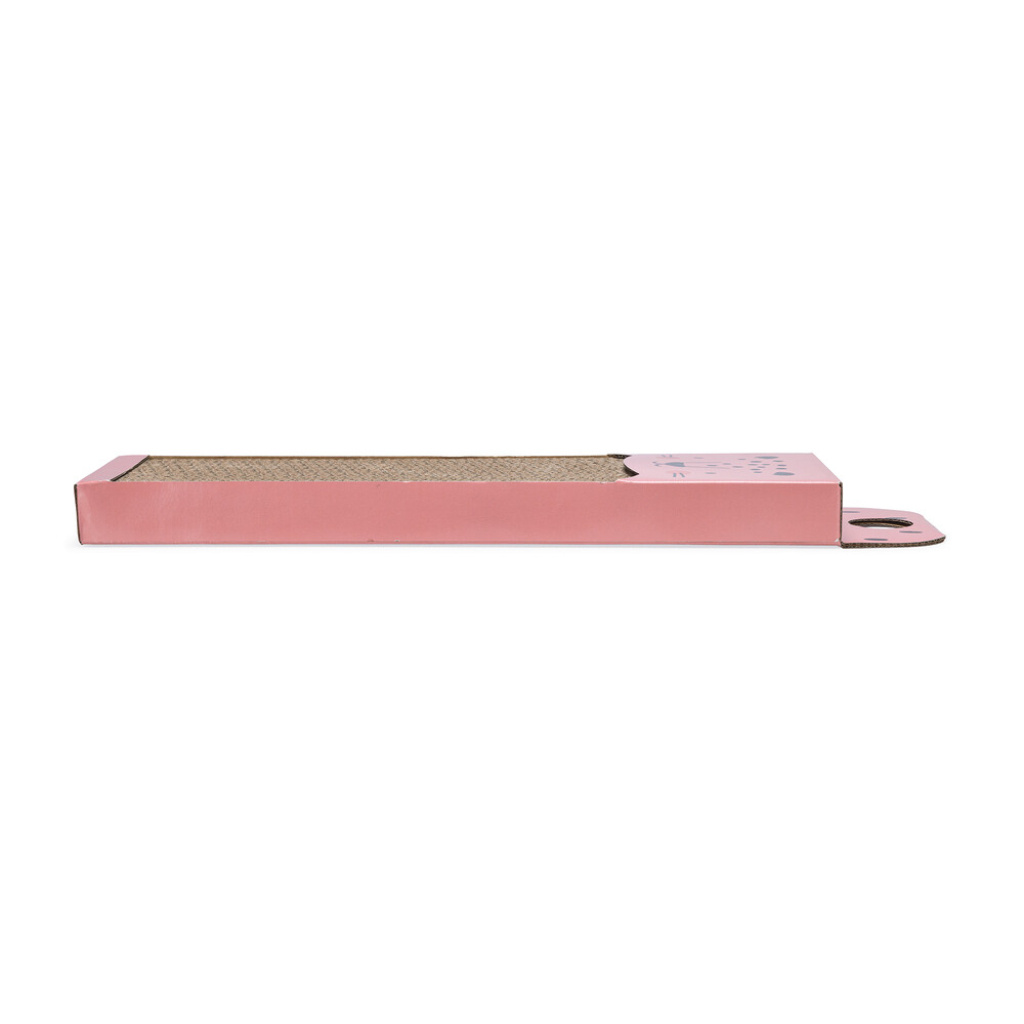 Beeztees Leopard Kedi Tırmalama Kartonu 45x13x2cm (Pembe)