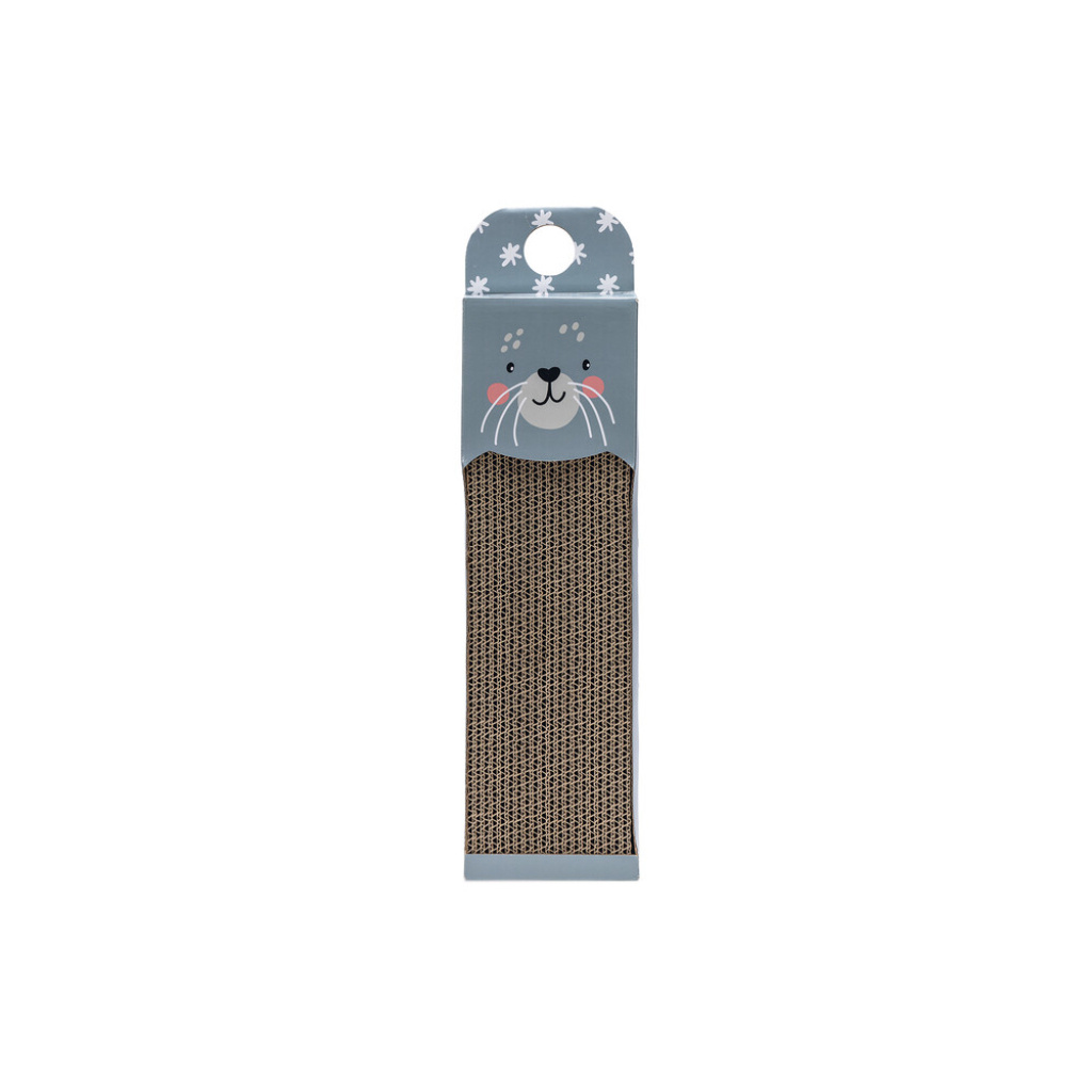 Beeztees Seal Kedi Tırmalama Kartonu 45x13x2cm (Mavi)