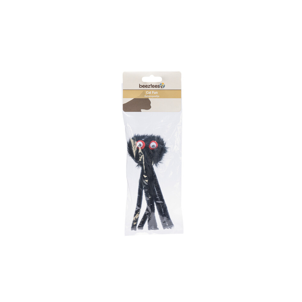 Beeztees Elastik İpli Örümcek Kedi Oyuncağı 17x7x2cm