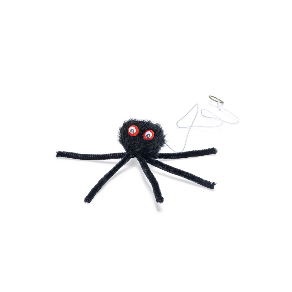 Beeztees Elastik İpli Örümcek Kedi Oyuncağı 17x7x2cm