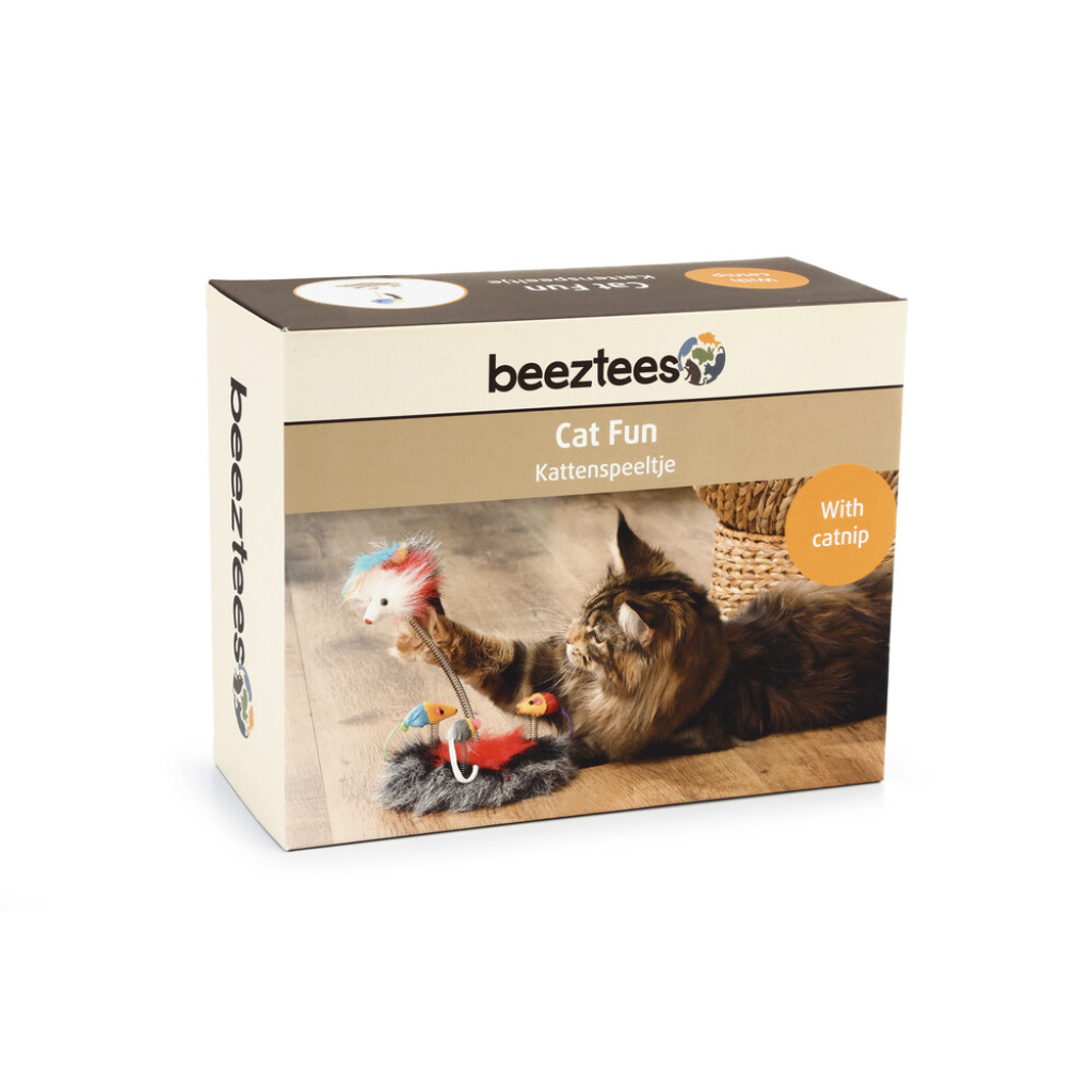 Beeztees Kedi Otlu Yaylı Kedi Oyuncağı 15x15x25cm