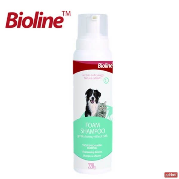 Bioline Kedi ve Köpek Köpük Şampuan 220gr
