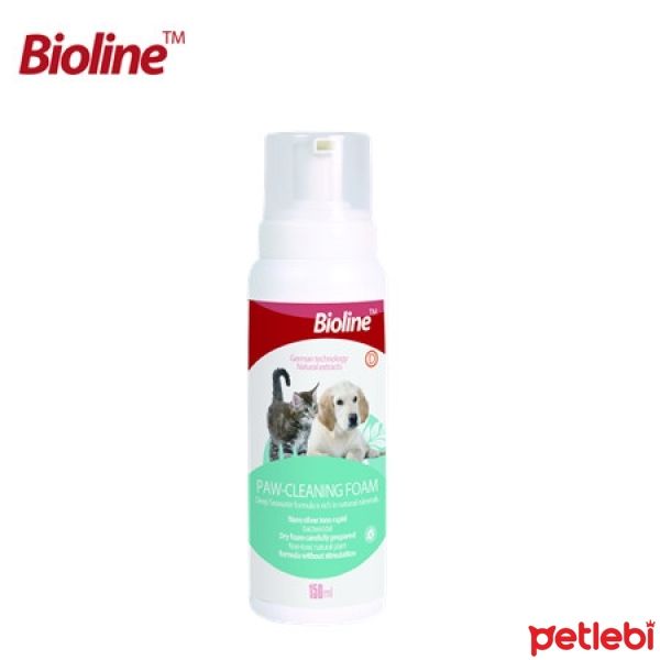 Bioline Kedi ve Köpek Pati Temizleme Köpüğü 150ml