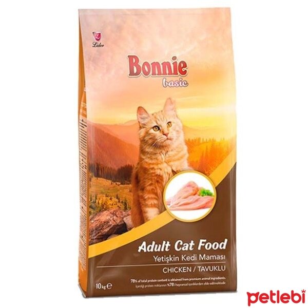 Bonnie Tavuklu Yetişkin Kedi Maması 10kg