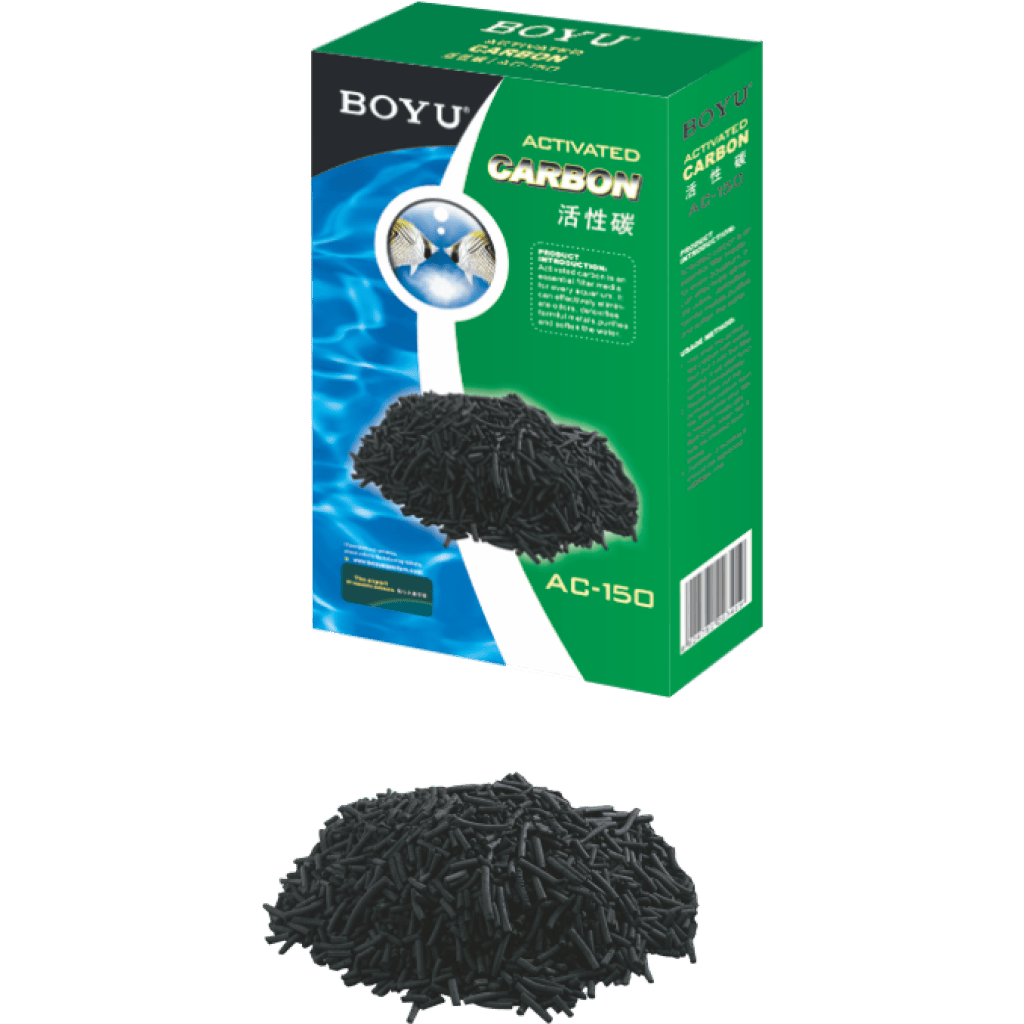 BOYU AC-500 Aktif Karbonlu Akvaryum Filtre Malzemesi 500gr