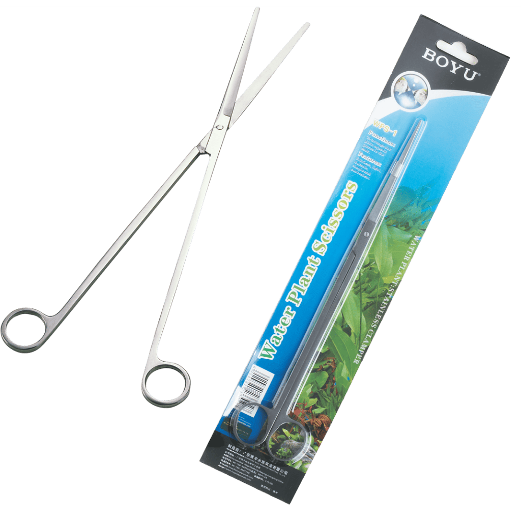 BOYU WPS-1 Düz Akvaryum Bitki Makası 27cm