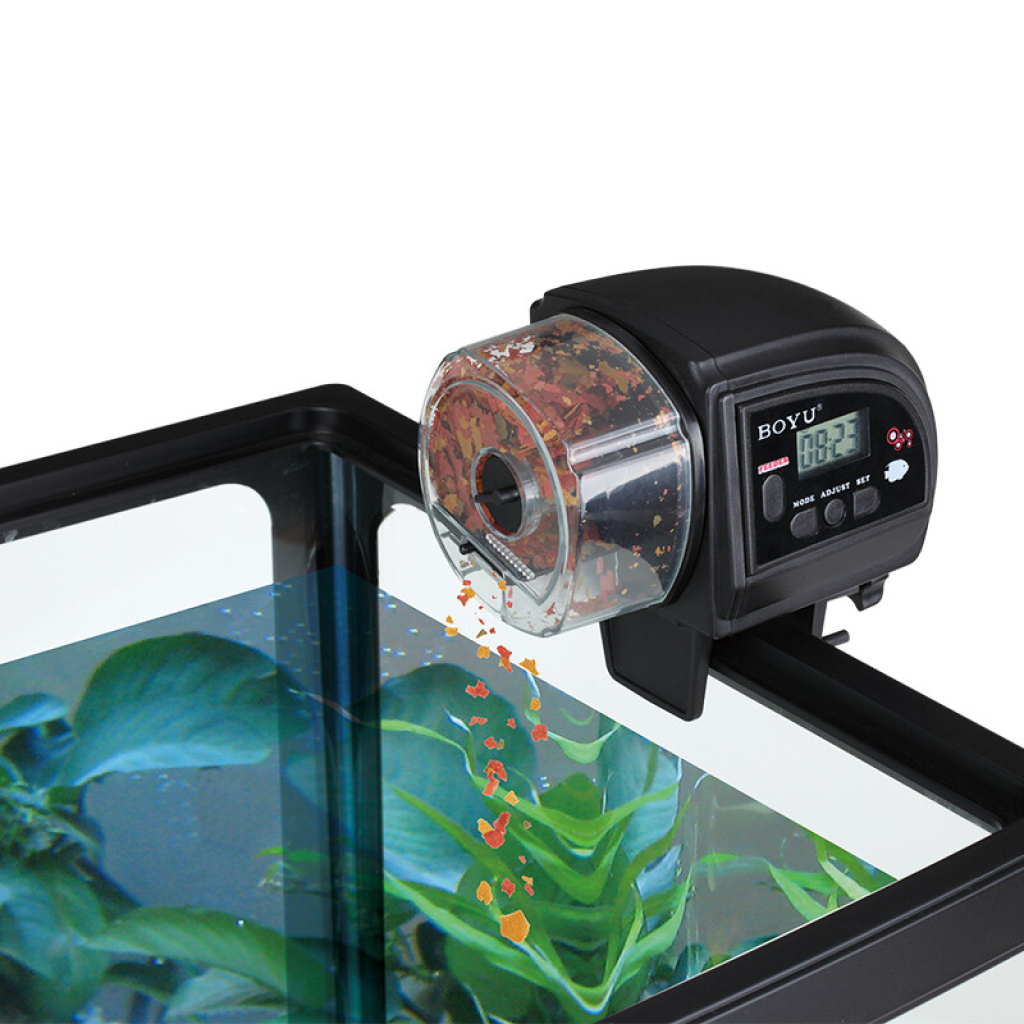 BOYU ZW-82 LCD Ekranlı Akvaryum Otomatik Yemleme Makinesi