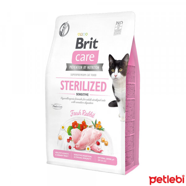 Brit Care Hypo-Allergenic Sindirim Sistemi Destekleyici Tahılsız Kısırlaştırılmış Kedi Maması 2kg